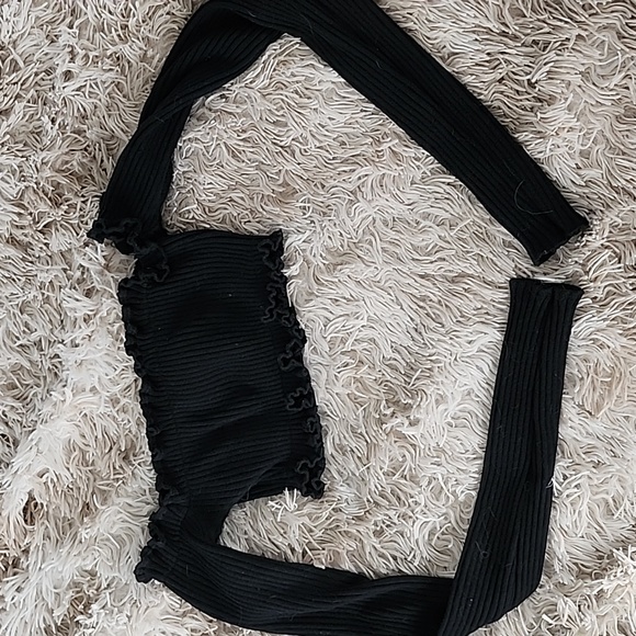 Are you am I AYAI Tiiu Crop Top Long Sleeve XS - Picture 3 of 4